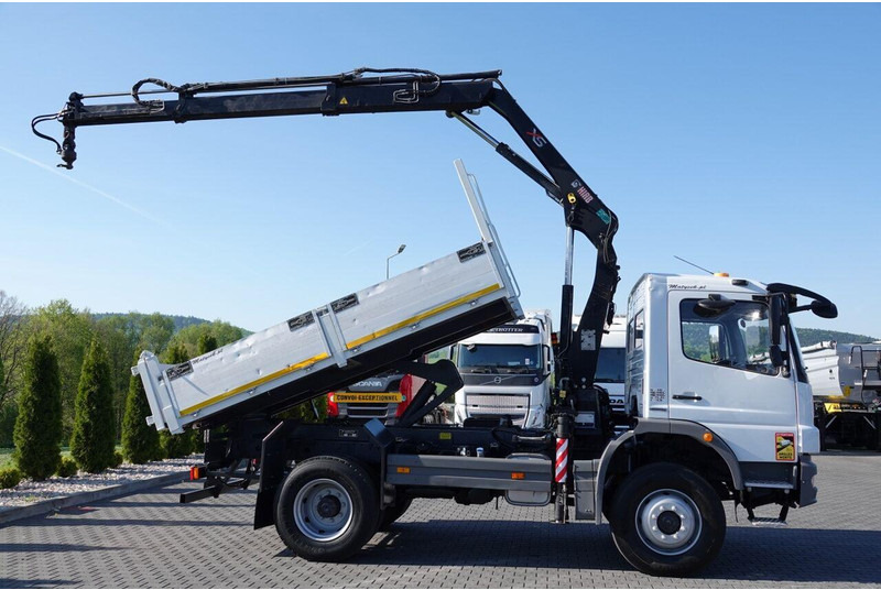Mercedes-Benz ATEGO 16.24 / 4X4 / WYWROTKA + HDS HIAB 111 BS-2 / PILOT / ROT - Camião basculante: foto 5 Mercedes-Benz ATEGO 16.24 / 4X4 / WYWROTKA + HDS HIAB 111 BS-2 / PILOT / ROT - Camião basculante: foto 5