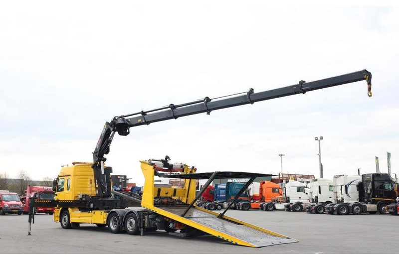 Mercedes-Benz Actros 2532 Vehicle transporter + crane Hiab 477EP-5 HiPro 6x2 - Camião transporte de veículos: foto 4 Mercedes-Benz Actros 2532 Vehicle transporter + crane Hiab 477EP-5 HiPro 6x2 - Camião transporte de veículos: foto 4