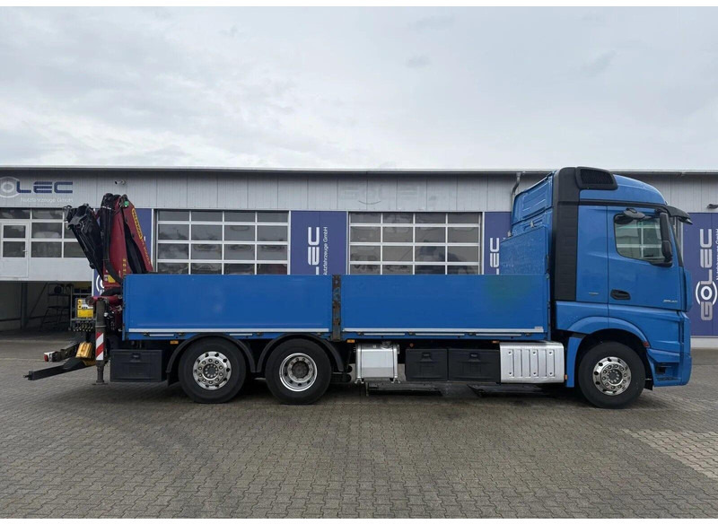 Mercedes-Benz Actros 2545 - Flatbed + crane 6x2 - Camião de caixa aberta/ Plataforma, Camião grua: foto 5 Mercedes-Benz Actros 2545 - Flatbed + crane 6x2 - Camião de caixa aberta/ Plataforma, Camião grua: foto 5