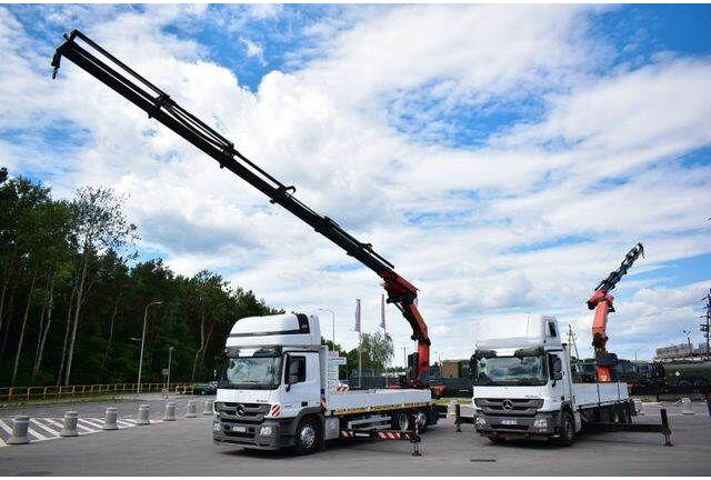 Mercedes-Benz Actros 2546 6x2 Palfinger PK 53002 Crane Kran - Camião de caixa aberta/ Plataforma, Camião grua: foto 4 Mercedes-Benz Actros 2546 6x2 Palfinger PK 53002 Crane Kran - Camião de caixa aberta/ Plataforma, Camião grua: foto 4