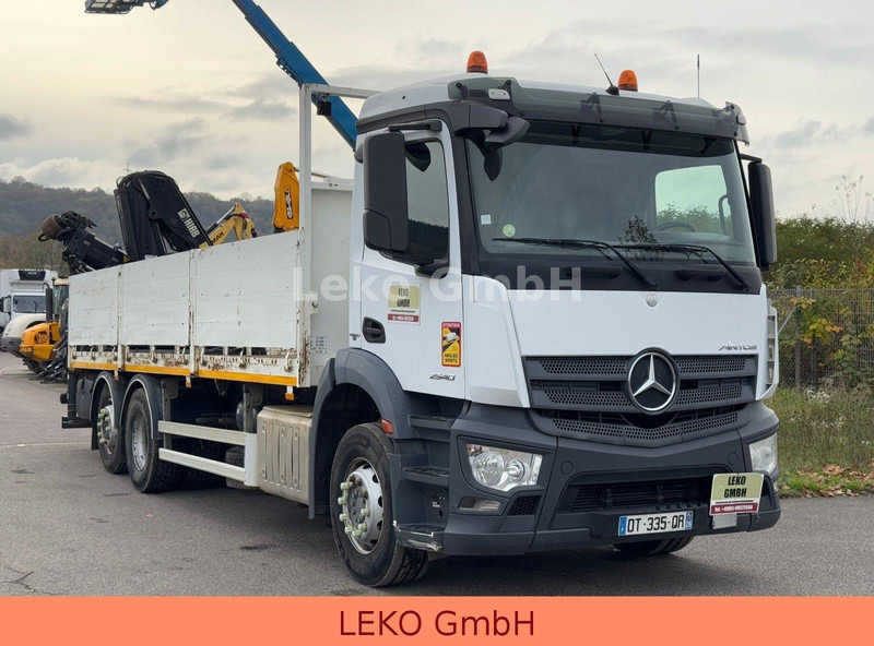 Mercedes-Benz Antos 2540 - Camião de caixa aberta/ Plataforma, Camião grua: foto 1 Mercedes-Benz Antos 2540 - Camião de caixa aberta/ Plataforma, Camião grua: foto 1