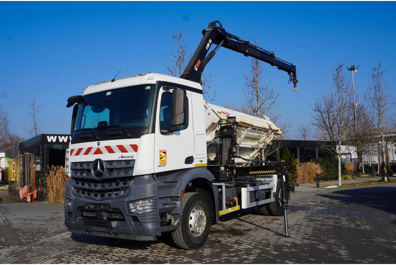 Mercedes-Benz Arocs 1833 3-Way Tipper Crane HIAB X-DUO 128 B - Camião basculante, Camião grua: foto 3 Mercedes-Benz Arocs 1833 3-Way Tipper Crane HIAB X-DUO 128 B - Camião basculante, Camião grua: foto 3