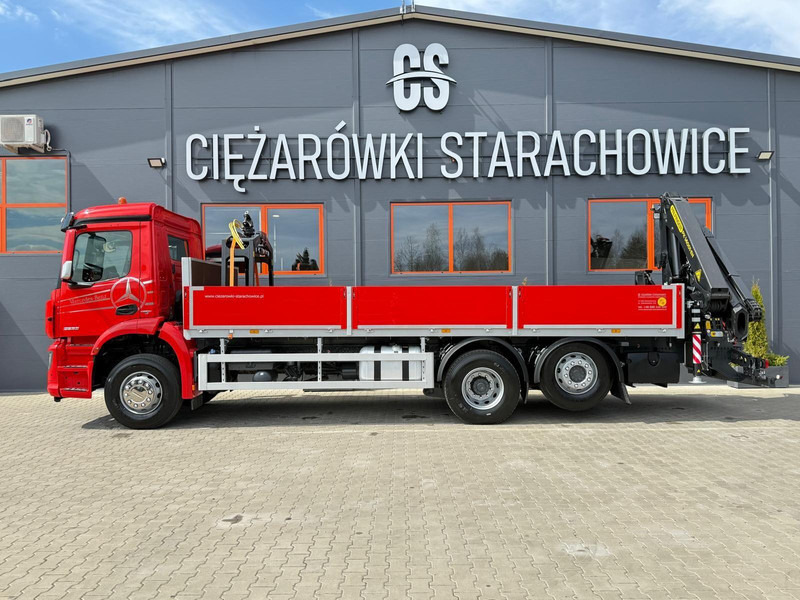 Mercedes-Benz Arocs Actros 2532 / E6 / 6x2 / skrzynia + żuraw Palfinger / budo - Camião de caixa aberta/ Plataforma, Camião grua: foto 3 Mercedes-Benz Arocs Actros 2532 / E6 / 6x2 / skrzynia + żuraw Palfinger / budo - Camião de caixa aberta/ Plataforma, Camião grua: foto 3