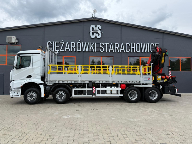 Mercedes-Benz Arocs Actros 3236 // E6 // 8x4 // Palfinger PK4800 - Camião de caixa aberta/ Plataforma, Camião grua: foto 2 Mercedes-Benz Arocs Actros 3236 // E6 // 8x4 // Palfinger PK4800 - Camião de caixa aberta/ Plataforma, Camião grua: foto 2