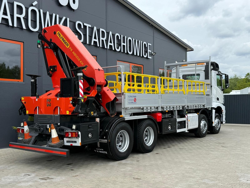 Mercedes-Benz Arocs Actros 3236 // E6 // 8x4 // Palfinger PK4800 - Camião de caixa aberta/ Plataforma, Camião grua: foto 4 Mercedes-Benz Arocs Actros 3236 // E6 // 8x4 // Palfinger PK4800 - Camião de caixa aberta/ Plataforma, Camião grua: foto 4