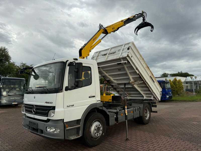Mercedes-Benz Atego 1218 Meiller Kipper / Kran / Greifer - Camião basculante, Camião grua: foto 3 Mercedes-Benz Atego 1218 Meiller Kipper / Kran / Greifer - Camião basculante, Camião grua: foto 3