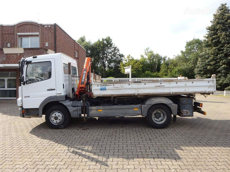 Mercedes-Benz Atego 818 - 3 way tipper+crane - Camião basculante, Camião grua: foto 3 Mercedes-Benz Atego 818 - 3 way tipper+crane - Camião basculante, Camião grua: foto 3
