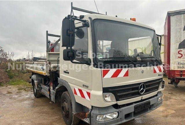 Mercedes-Benz Atego 818 Tipper + Crane Atlas 65.2 - Camião basculante, Camião grua: foto 1 Mercedes-Benz Atego 818 Tipper + Crane Atlas 65.2 - Camião basculante, Camião grua: foto 1