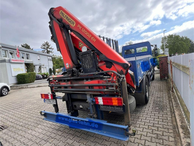 Mercedes-Benz Axor 1829 Palfinger hátsó daru PK 12002 klíma - Camião de caixa aberta/ Plataforma, Camião grua: foto 4 Mercedes-Benz Axor 1829 Palfinger hátsó daru PK 12002 klíma - Camião de caixa aberta/ Plataforma, Camião grua: foto 4