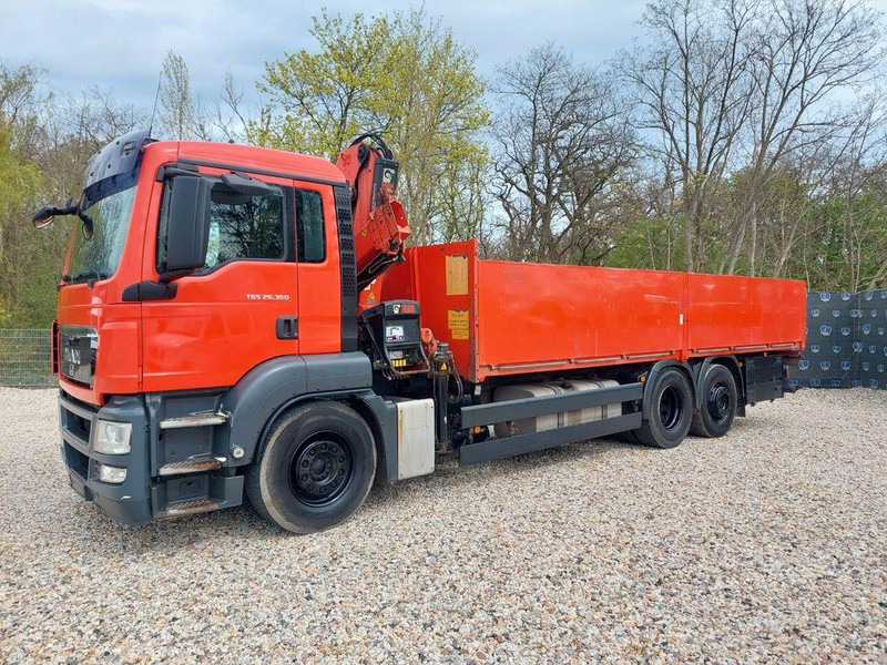 Mercedes-Benz TGS 26.360 FG 6x2, BL, daruval-HIAB 144, Euro5 - Camião de caixa aberta/ Plataforma, Camião grua: foto 1 Mercedes-Benz TGS 26.360 FG 6x2, BL, daruval-HIAB 144, Euro5 - Camião de caixa aberta/ Plataforma, Camião grua: foto 1