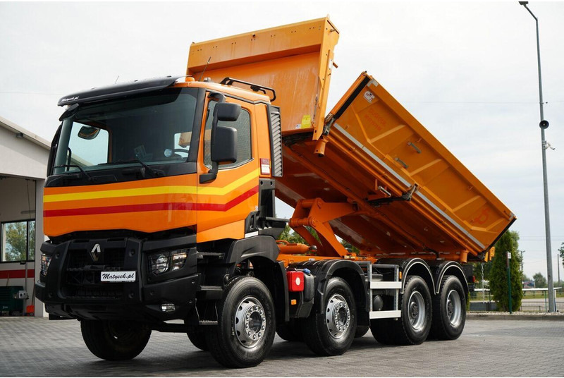 Renault K 480 / 8x4 / WYWROTKA DWUSTRONNA / HYDROBURTA / KLAPODRZWI / S - Camião basculante: foto 1 Renault K 480 / 8x4 / WYWROTKA DWUSTRONNA / HYDROBURTA / KLAPODRZWI / S - Camião basculante: foto 1
