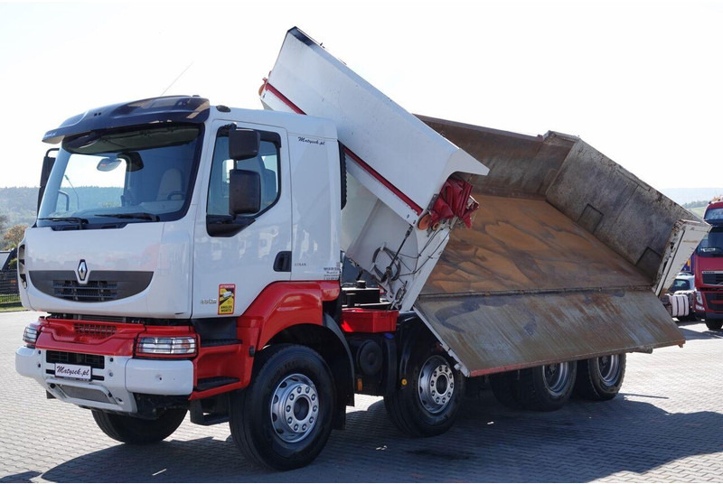 Renault KERAX 480 / 8x4 / WYWROTKA / HYDROBURTA / HYDROKLAPA / BORDMATIC - Camião basculante: foto 5 Renault KERAX 480 / 8x4 / WYWROTKA / HYDROBURTA / HYDROKLAPA / BORDMATIC - Camião basculante: foto 5