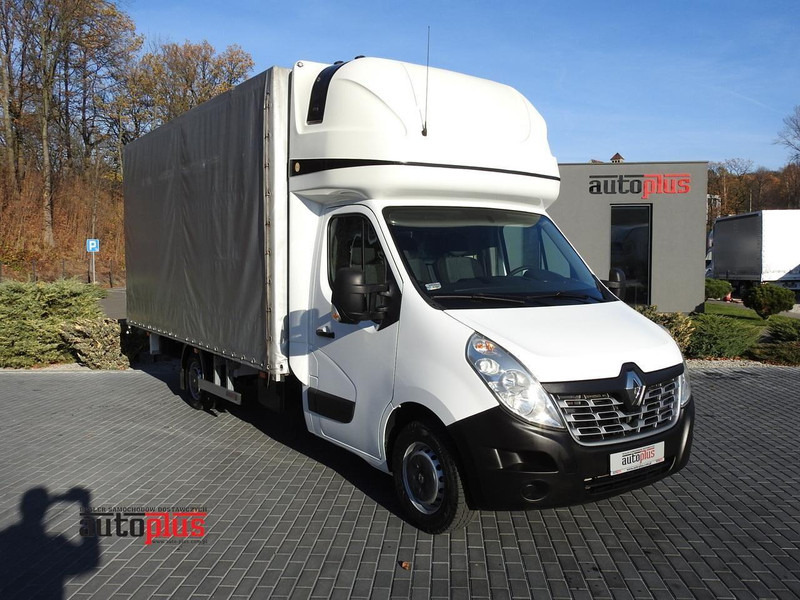 Renault MASTER PLANDEKA 10 PALET TEMPOMAT KLIMATYZACJA PNEUMATYKA 170KM - Carrinha de lona: foto 1 Renault MASTER PLANDEKA 10 PALET TEMPOMAT KLIMATYZACJA PNEUMATYKA 170KM - Carrinha de lona: foto 1