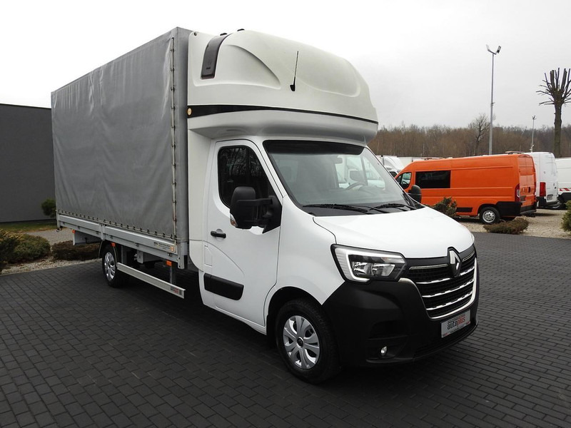 Renault MASTER PLANDEKA 10 PALET WEBASTO TEMPOMAT LEDY PNEUMATYKA KLIMA - Carrinha de lona: foto 4 Renault MASTER PLANDEKA 10 PALET WEBASTO TEMPOMAT LEDY PNEUMATYKA KLIMA - Carrinha de lona: foto 4