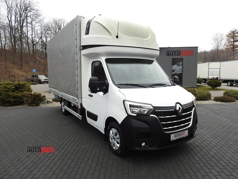 Renault MASTER PLANDEKA 10 PALET WEBASTO TEMPOMAT LEDY PNEUMATYKA KLIMA - Carrinha de lona: foto 1 Renault MASTER PLANDEKA 10 PALET WEBASTO TEMPOMAT LEDY PNEUMATYKA KLIMA - Carrinha de lona: foto 1
