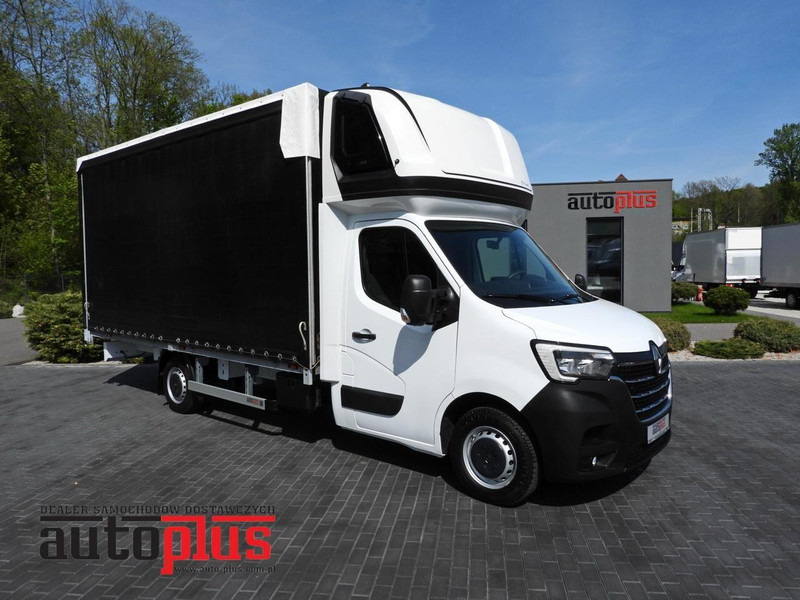 Renault MASTER PLANDEKA 10 PALET WEBASTO TEMPOMAT LEDY PNEUMATYKA KLIMA - Carrinha de lona: foto 1 Renault MASTER PLANDEKA 10 PALET WEBASTO TEMPOMAT LEDY PNEUMATYKA KLIMA - Carrinha de lona: foto 1