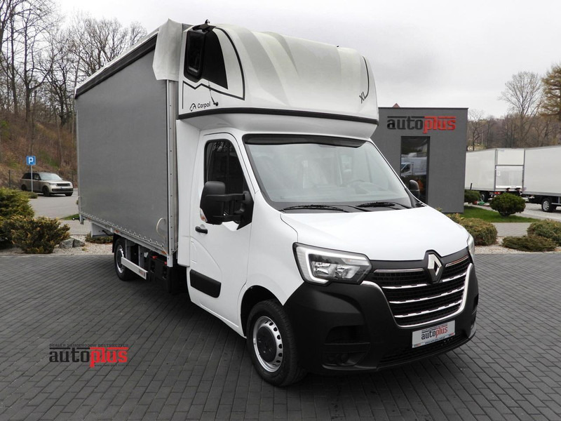 Renault MASTER PLANDEKA 10 PALET WEBASTO TEMPOMAT LEDY PNEUMATYKA KLIMA - Carrinha de lona: foto 1 Renault MASTER PLANDEKA 10 PALET WEBASTO TEMPOMAT LEDY PNEUMATYKA KLIMA - Carrinha de lona: foto 1