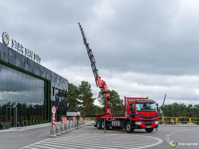 Renault PREMIUM 410 6x4 Palfinger PK 50002EH Crane Winc - Camião de caixa aberta/ Plataforma, Camião grua: foto 2 Renault PREMIUM 410 6x4 Palfinger PK 50002EH Crane Winc - Camião de caixa aberta/ Plataforma, Camião grua: foto 2