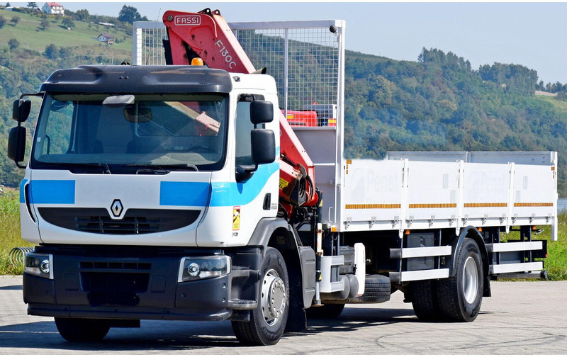 Renault Premium 310 DXI* FASSI F130AC.23+FUNK* TOP - Camião de caixa aberta/ Plataforma, Camião grua: foto 3 Renault Premium 310 DXI* FASSI F130AC.23+FUNK* TOP - Camião de caixa aberta/ Plataforma, Camião grua: foto 3