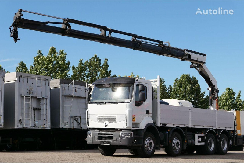 Renault Premium 430DXi - Camião de caixa aberta/ Plataforma, Camião grua: foto 2 Renault Premium 430DXi - Camião de caixa aberta/ Plataforma, Camião grua: foto 2