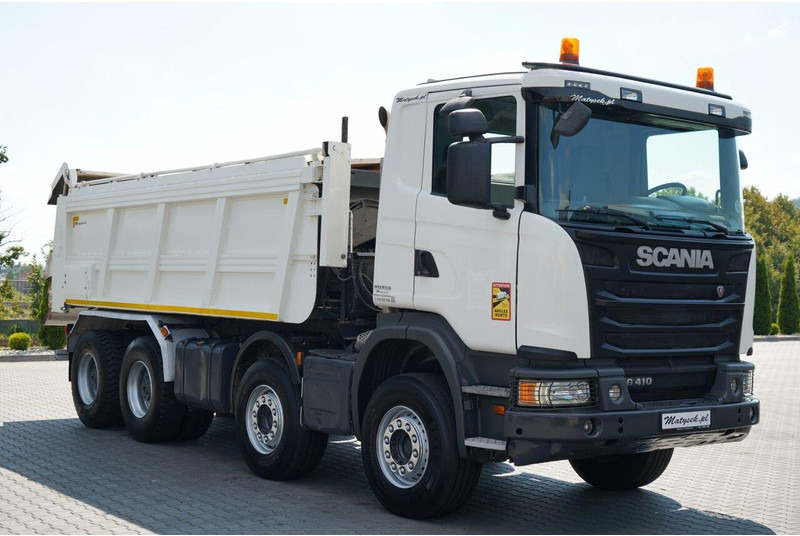 Scania G 410 / 8X4 / ZABUDOWA SAMOWYŁADOWCZA DO ASFALTU / 2X HYDROKLAPA - Acabadora: foto 5 Scania G 410 / 8X4 / ZABUDOWA SAMOWYŁADOWCZA DO ASFALTU / 2X HYDROKLAPA - Acabadora: foto 5