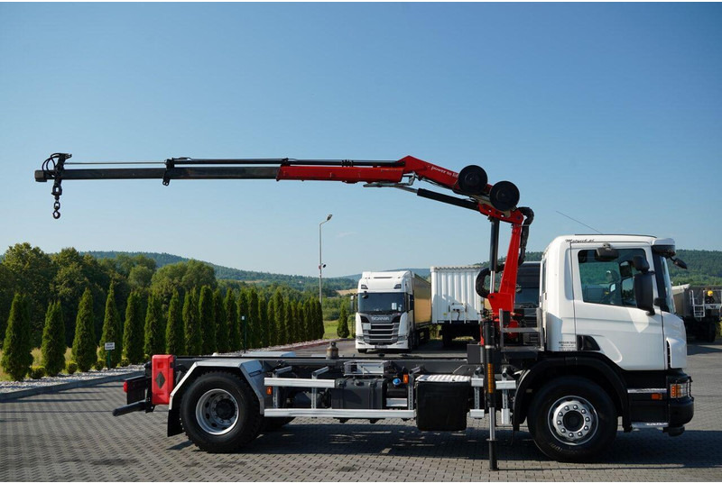 Scania P 280 / 4X2 / SIŁOWNIK DO WYWROTU / + HDS HMF 635 / UDŹWIG 1 500 - Camião basculante: foto 5 Scania P 280 / 4X2 / SIŁOWNIK DO WYWROTU / + HDS HMF 635 / UDŹWIG 1 500 - Camião basculante: foto 5