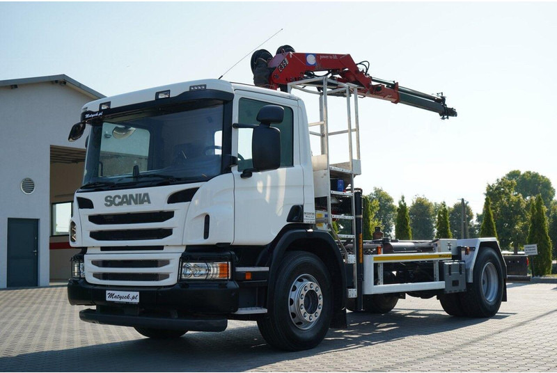 Scania P 280 - Camião transportador de contêineres/ Caixa móvel: foto 1 Scania P 280 - Camião transportador de contêineres/ Caixa móvel: foto 1