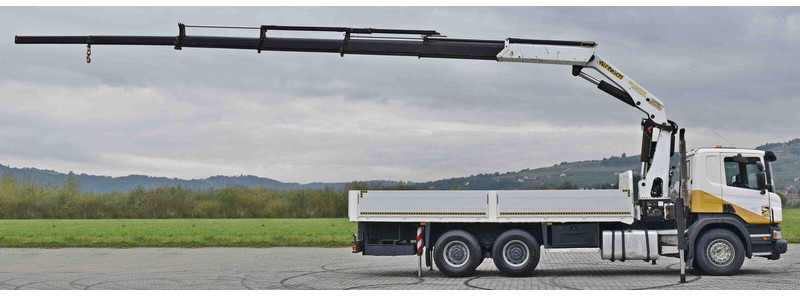 Scania P 420 - Camião de caixa aberta/ Plataforma, Camião grua: foto 5 Scania P 420 - Camião de caixa aberta/ Plataforma, Camião grua: foto 5