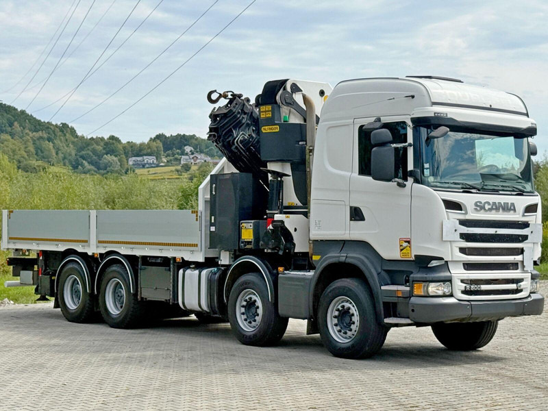 Scania R 500 * PK 88002 - EH G + FUNK * 8x4 *TOPZUSTAND - Camião de caixa aberta/ Plataforma, Camião grua: foto 3 Scania R 500 * PK 88002 - EH G + FUNK * 8x4 *TOPZUSTAND - Camião de caixa aberta/ Plataforma, Camião grua: foto 3