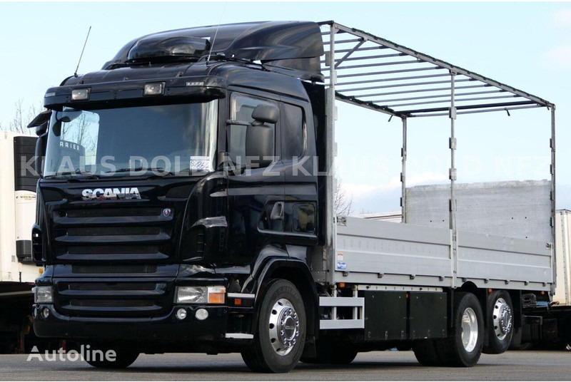 Scania R 580 6x2 Flatbed + Tail lift - Camião de caixa aberta/ Plataforma: foto 1 Scania R 580 6x2 Flatbed + Tail lift - Camião de caixa aberta/ Plataforma: foto 1