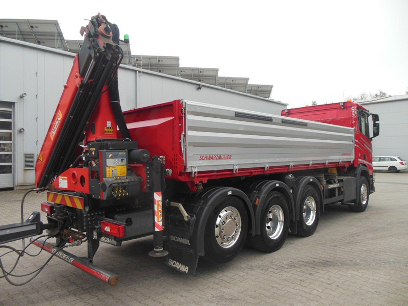 Scania R 580 8X4 + PALFINGER PK 19.001 crane - Camião basculante, Camião grua: foto 4 Scania R 580 8X4 + PALFINGER PK 19.001 crane - Camião basculante, Camião grua: foto 4