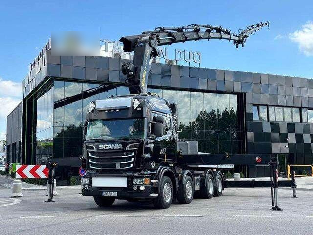 Scania R560 8x2 PALFINGER PK 92002 SH Fly Jib Winch 5t - Camião de caixa aberta/ Plataforma, Camião grua: foto 1 Scania R560 8x2 PALFINGER PK 92002 SH Fly Jib Winch 5t - Camião de caixa aberta/ Plataforma, Camião grua: foto 1