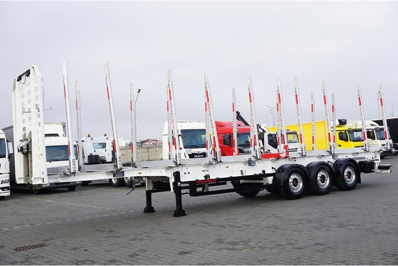 Schwarzmüller / KŁONICOWA / DO DREWNA WAGA 5 700 KG / OŚ PODNOSZONA - Reboque transporte de madeira: foto 3 Schwarzmüller / KŁONICOWA / DO DREWNA WAGA 5 700 KG / OŚ PODNOSZONA - Reboque transporte de madeira: foto 3