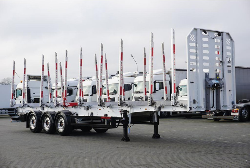 Schwarzmüller / KŁONICOWA / DO DREWNA WAGA 5 700 KG / OŚ PODNOSZONA - Reboque transporte de madeira: foto 2 Schwarzmüller / KŁONICOWA / DO DREWNA WAGA 5 700 KG / OŚ PODNOSZONA - Reboque transporte de madeira: foto 2