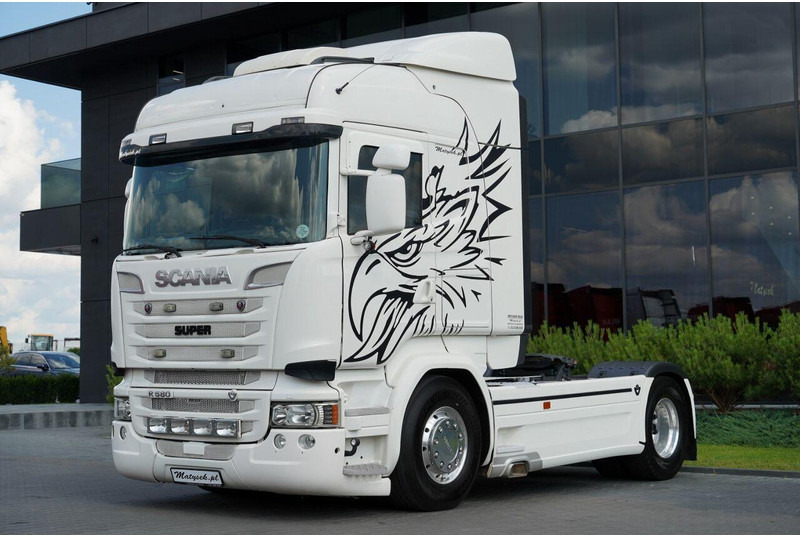 Scania R 580 / V8 / RETARDER / FULL AIRMATIC / I-PARK COOL/ SKÓRY / OPO - Tractor: foto 4 Scania R 580 / V8 / RETARDER / FULL AIRMATIC / I-PARK COOL/ SKÓRY / OPO - Tractor: foto 4