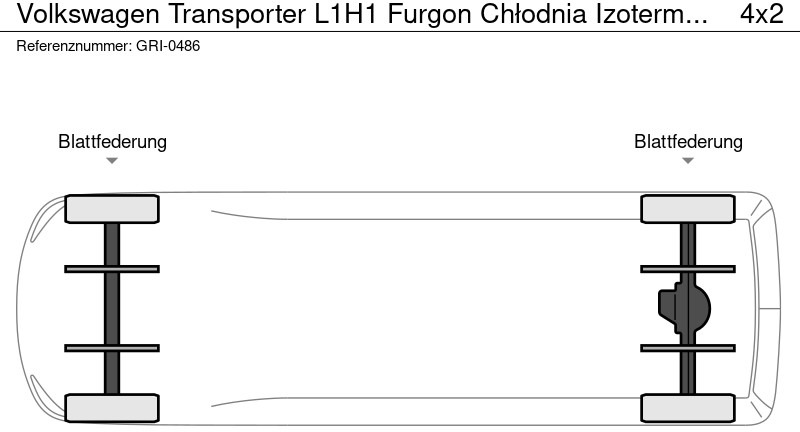 Carrinha frigorífica Volkswagen Transporter L1H1 Furgon Chłodnia Izoterma Import DE: foto 16