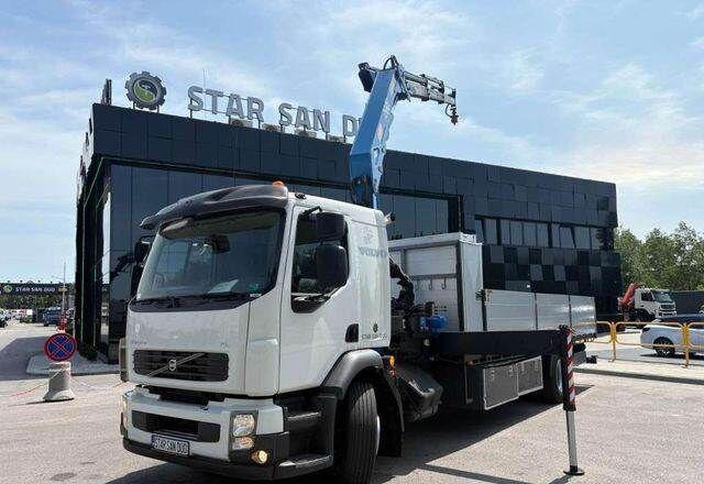 Volvo FE 240 4x2 HMF 1560 K3 HDS Rotator Crane Kran - Camião de caixa aberta/ Plataforma, Camião grua: foto 4 Volvo FE 240 4x2 HMF 1560 K3 HDS Rotator Crane Kran - Camião de caixa aberta/ Plataforma, Camião grua: foto 4