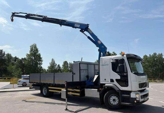 Volvo FE 240 4x2 HMF 1560 K3 HDS Rotator Crane Kran - Camião de caixa aberta/ Plataforma, Camião grua: foto 2 Volvo FE 240 4x2 HMF 1560 K3 HDS Rotator Crane Kran - Camião de caixa aberta/ Plataforma, Camião grua: foto 2