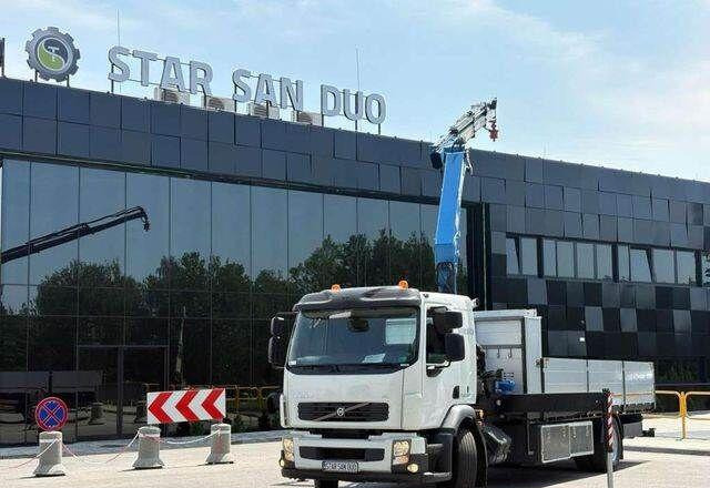 Volvo FE 240 4x2 HMF 1560 K3 HDS Rotator Crane Kran - Camião de caixa aberta/ Plataforma, Camião grua: foto 5 Volvo FE 240 4x2 HMF 1560 K3 HDS Rotator Crane Kran - Camião de caixa aberta/ Plataforma, Camião grua: foto 5