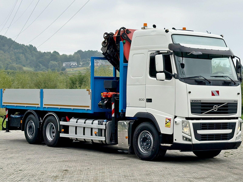 Volvo FH 500 - Camião de caixa aberta/ Plataforma, Camião grua: foto 4 Volvo FH 500 - Camião de caixa aberta/ Plataforma, Camião grua: foto 4