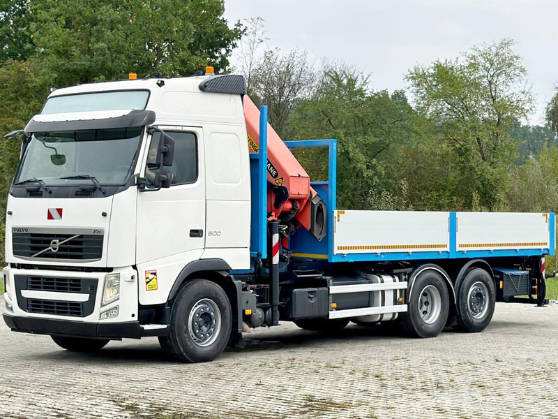 Volvo FH 500 - Camião de caixa aberta/ Plataforma, Camião grua: foto 3 Volvo FH 500 - Camião de caixa aberta/ Plataforma, Camião grua: foto 3