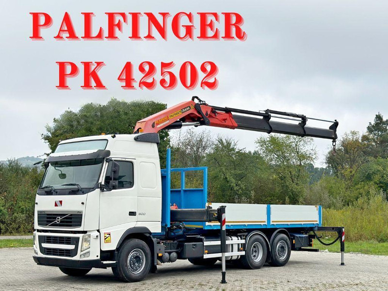 Volvo FH 500 - Camião de caixa aberta/ Plataforma, Camião grua: foto 1 Volvo FH 500 - Camião de caixa aberta/ Plataforma, Camião grua: foto 1