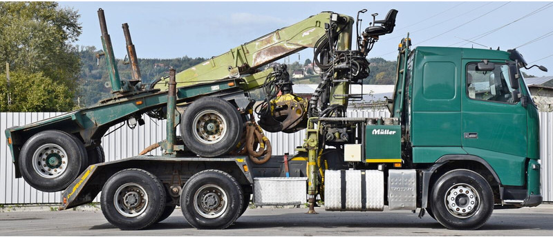 Volvo FH 500 * LOGLIFT F251 S80A + Anhänger /6x4 - Camião de transporte de madeira, Camião grua: foto 4 Volvo FH 500 * LOGLIFT F251 S80A + Anhänger /6x4 - Camião de transporte de madeira, Camião grua: foto 4