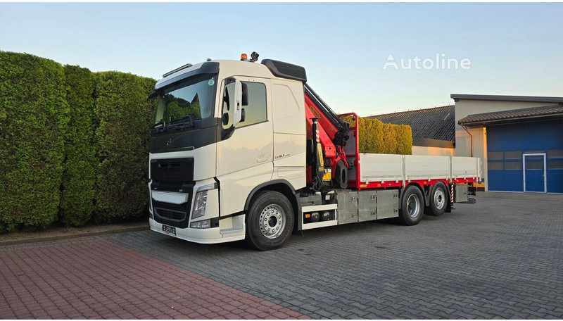 Volvo FH 540 - Flatbed+crane 6x2 - Camião de caixa aberta/ Plataforma, Camião grua: foto 2 Volvo FH 540 - Flatbed+crane 6x2 - Camião de caixa aberta/ Plataforma, Camião grua: foto 2