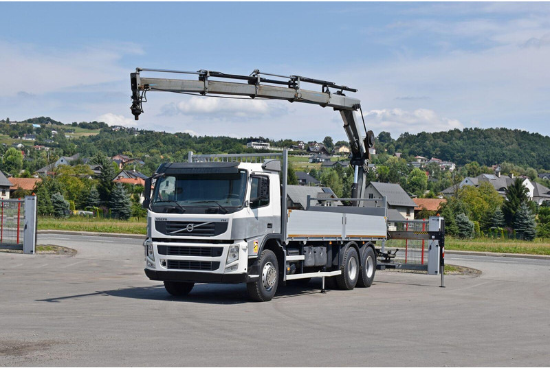 Volvo FM 370 - Camião de caixa aberta/ Plataforma, Camião grua: foto 2 Volvo FM 370 - Camião de caixa aberta/ Plataforma, Camião grua: foto 2