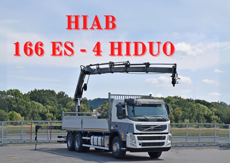 Volvo FM 370 - Camião de caixa aberta/ Plataforma, Camião grua: foto 1 Volvo FM 370 - Camião de caixa aberta/ Plataforma, Camião grua: foto 1