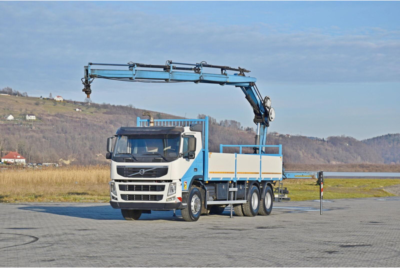 Volvo FM 410 - Camião de caixa aberta/ Plataforma, Camião grua: foto 2 Volvo FM 410 - Camião de caixa aberta/ Plataforma, Camião grua: foto 2