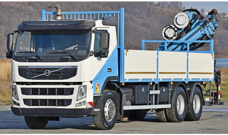 Volvo FM 410 - Camião de caixa aberta/ Plataforma, Camião grua: foto 4 Volvo FM 410 - Camião de caixa aberta/ Plataforma, Camião grua: foto 4