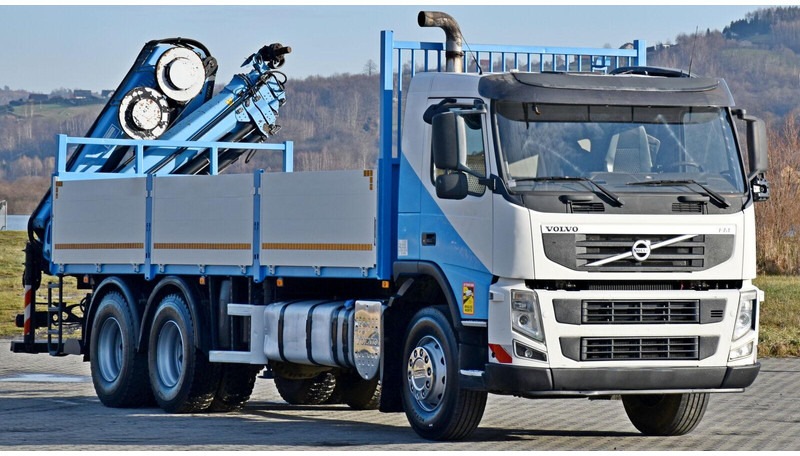 Volvo FM 410 - Camião de caixa aberta/ Plataforma, Camião grua: foto 3 Volvo FM 410 - Camião de caixa aberta/ Plataforma, Camião grua: foto 3