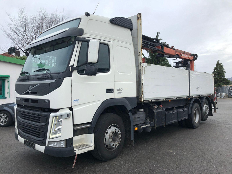 Volvo FM 460 - Camião de caixa aberta/ Plataforma, Camião grua: foto 1 Volvo FM 460 - Camião de caixa aberta/ Plataforma, Camião grua: foto 1